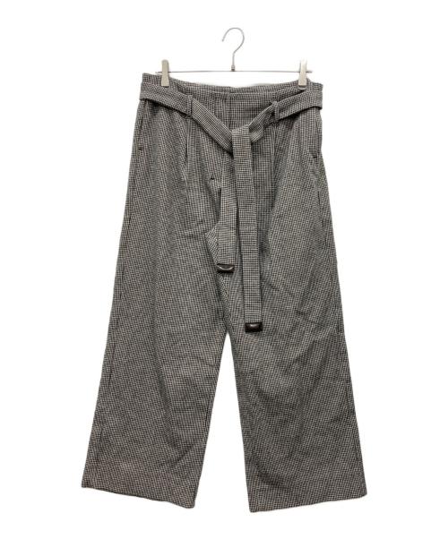 'S Max Mara（エスマックスマーラ）'S Max Mara (エスマックスマーラ) ベルト付きパンツ グレー サイズ:I 46の古着・服飾アイテム