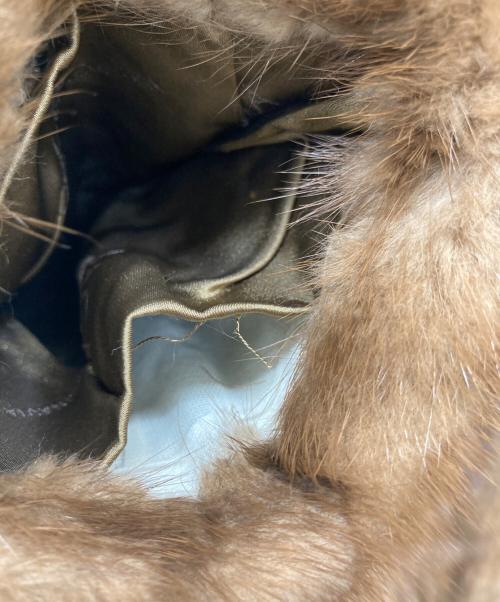 SAGA MINK（サガミンク）SAGA MINK (サガミンク) 毛皮コート ベージュ サイズ:9の古着・服飾アイテム