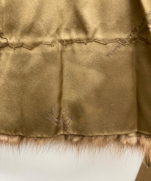 SAGA MINK（サガミンク）SAGA MINK (サガミンク) 毛皮コート ベージュ サイズ:9の古着・服飾アイテム