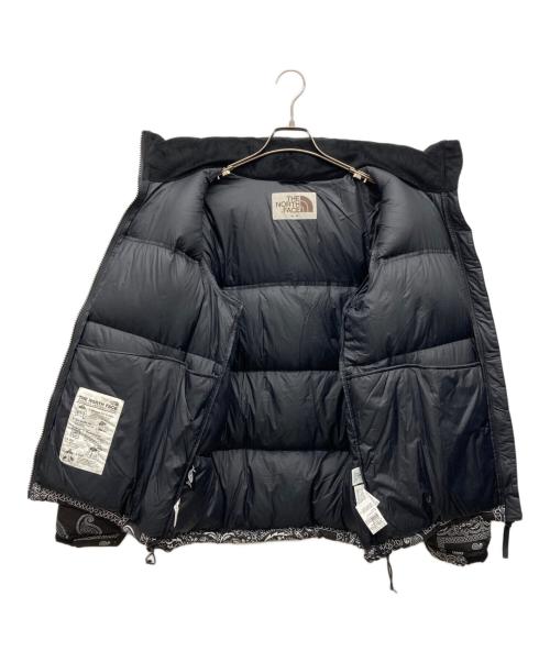 THE NORTH FACE（ザ ノース フェイス）THE NORTH FACE (ザ ノース フェイス) CASE STUDY (ケース スタディ) Nuptse Down Jacket ブラック×ブラウン サイズ:M / 95の古着・服飾アイテム