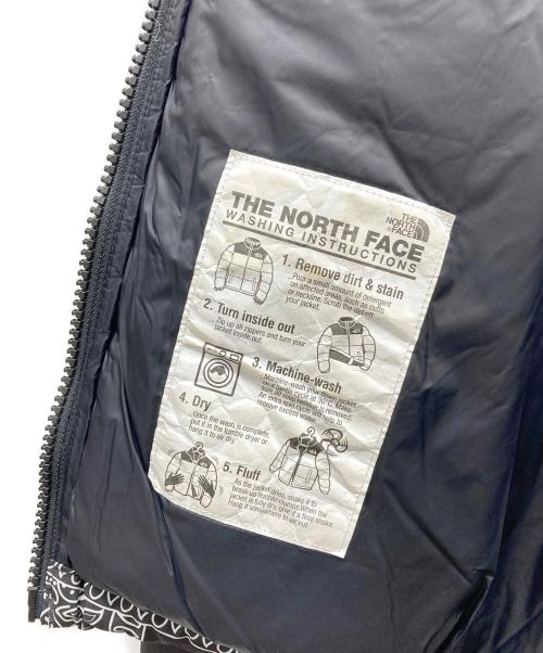 THE NORTH FACE（ザ ノース フェイス）THE NORTH FACE (ザ ノース フェイス) CASE STUDY (ケース スタディ) Nuptse Down Jacket ブラック×ブラウン サイズ:M / 95の古着・服飾アイテム