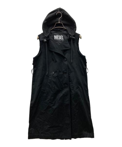 DIESEL（ディーゼル）DIESEL (ディーゼル) コート ブラック サイズ:XXSの古着・服飾アイテム