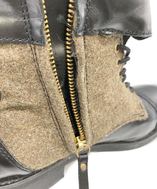 DIESEL（ディーゼル）DIESEL (ディーゼル) ブーツ ブラック サイズ:38の古着・服飾アイテム