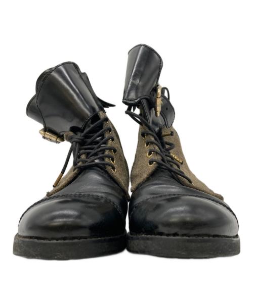 DIESEL（ディーゼル）DIESEL (ディーゼル) ブーツ ブラック サイズ:38の古着・服飾アイテム