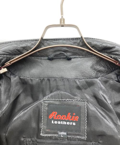 Rookie（ルーキー）Rookie (ルーキー) ライダースジャケット ブラック サイズ:Lの古着・服飾アイテム