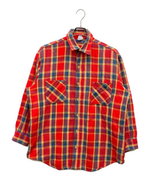 big mac（ビッグマック）big mac (ビッグマック) ネルシャツ レッド サイズ:Lの古着・服飾アイテム