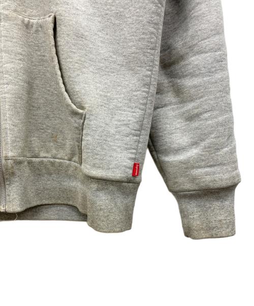 SUPREME（シュプリーム）Supreme (シュプリーム) Arc Logo Thermal Zip Sweatshirt グレー サイズ:Largeの古着・服飾アイテム