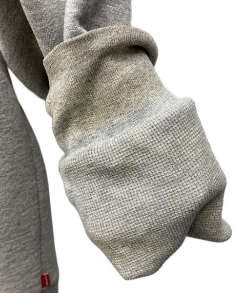 SUPREME（シュプリーム）Supreme (シュプリーム) Arc Logo Thermal Zip Sweatshirt グレー サイズ:Largeの古着・服飾アイテム