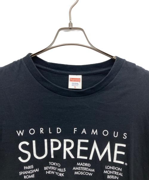 SUPREME（シュプリーム）Supreme (シュプリーム) WORLD FAMOUS TEE ブラック サイズ:XLの古着・服飾アイテム