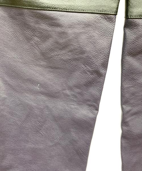 JORDAN（ジョーダン）JORDAN (ジョーダン) フェイクレザーパンツ パープル サイズ:Mの古着・服飾アイテム