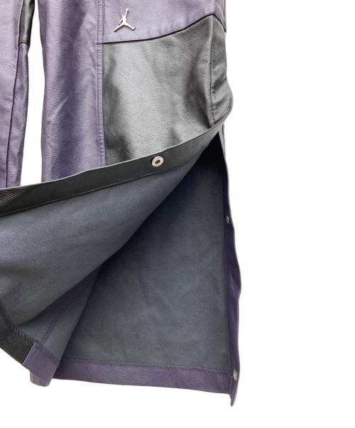 JORDAN（ジョーダン）JORDAN (ジョーダン) フェイクレザーパンツ パープル サイズ:Mの古着・服飾アイテム