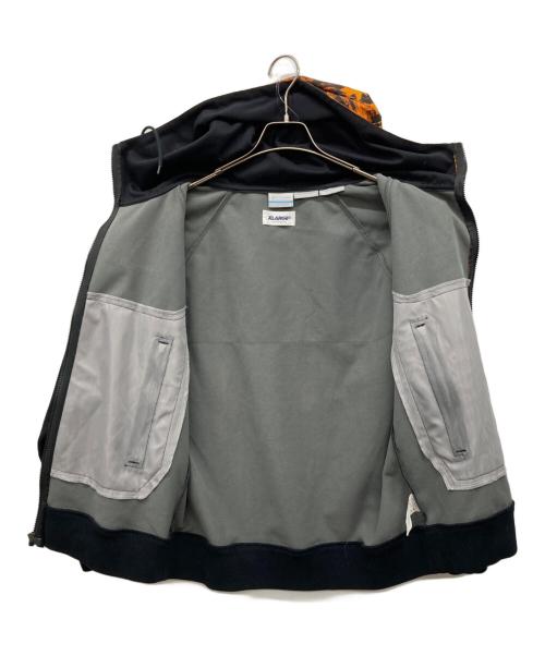 Columbia（コロンビア）Columbia (コロンビア) Red Table Pines XL Hoodie ブラック×オレンジ サイズ:Mの古着・服飾アイテム