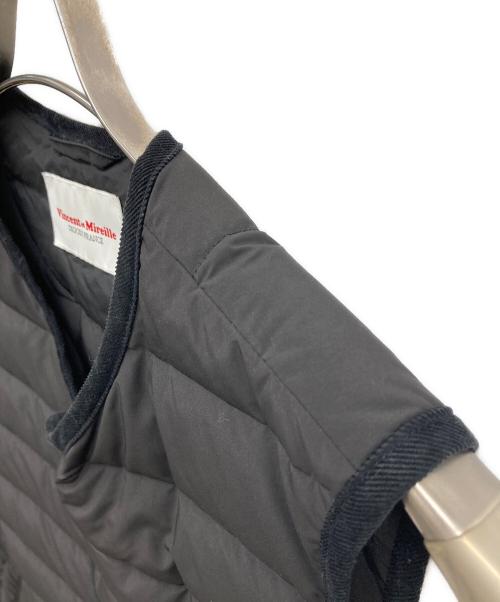 VINCENT ET MIREILLE（ヴァンソンエミレイユ）VINCENT ET MIREILLE (ヴァンソンエミレイユ) ダウンベスト ブラック サイズ:40の古着・服飾アイテム