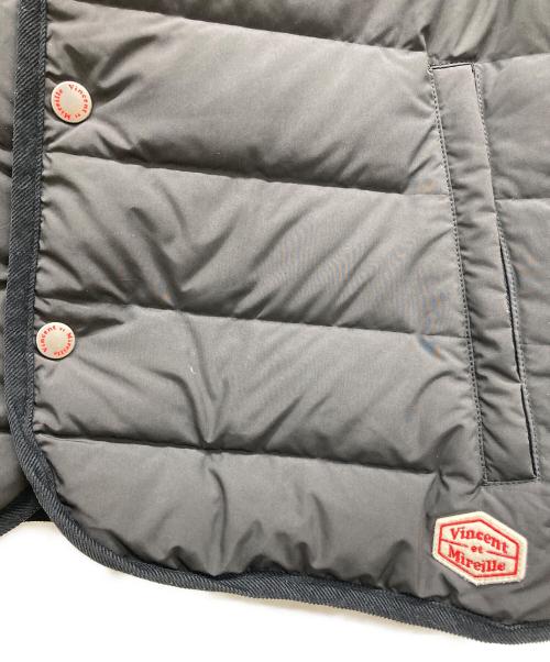 VINCENT ET MIREILLE（ヴァンソンエミレイユ）VINCENT ET MIREILLE (ヴァンソンエミレイユ) ダウンベスト ブラック サイズ:40の古着・服飾アイテム