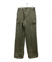 オランダ軍（オランダグン）の古着「カーゴパンツ」｜カーキ
