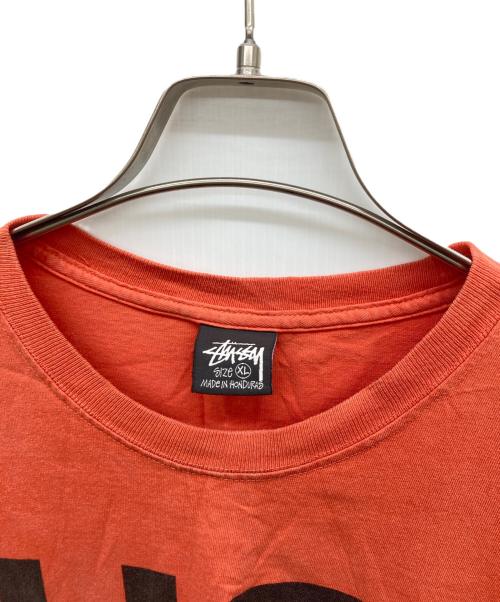 stussy（ステューシー）stussy (ステューシー) Tシャツ オレンジ サイズ:XLの古着・服飾アイテム