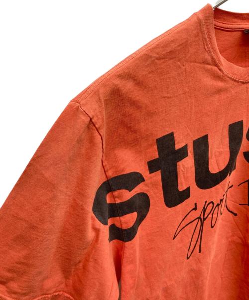 stussy（ステューシー）stussy (ステューシー) Tシャツ オレンジ サイズ:XLの古着・服飾アイテム