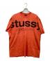 stussy（ステューシー）の古着「Tシャツ」｜オレンジ