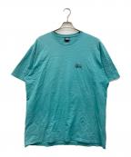 stussyステューシー）の古着「プリントTシャツ」｜ミントグリーン