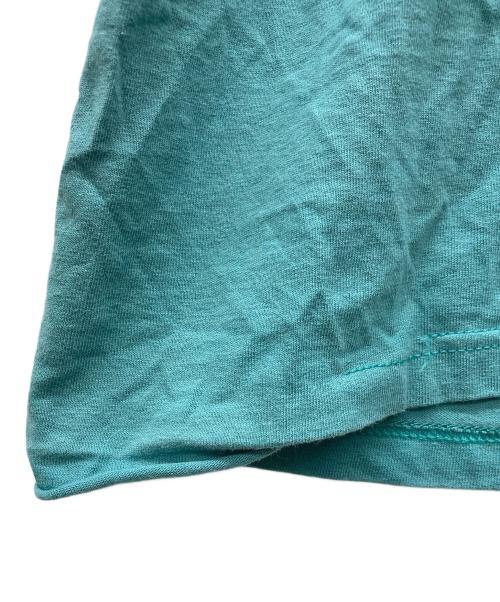 stussy（ステューシー）stussy (ステューシー) プリントTシャツ ミントグリーン サイズ:XLの古着・服飾アイテム