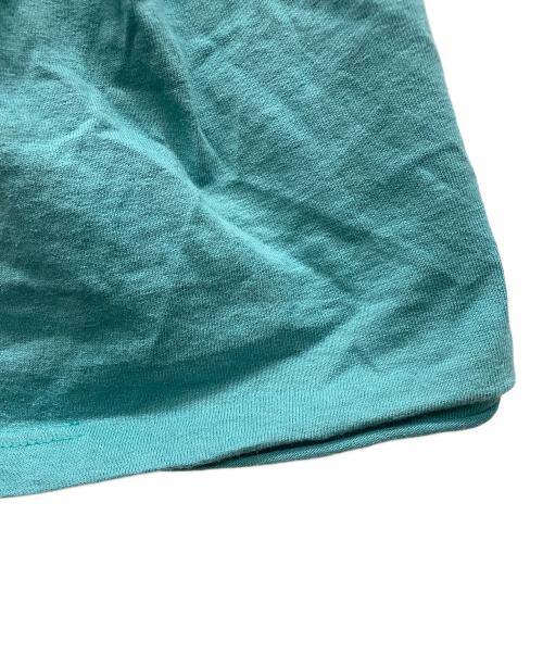 stussy（ステューシー）stussy (ステューシー) プリントTシャツ ミントグリーン サイズ:XLの古着・服飾アイテム