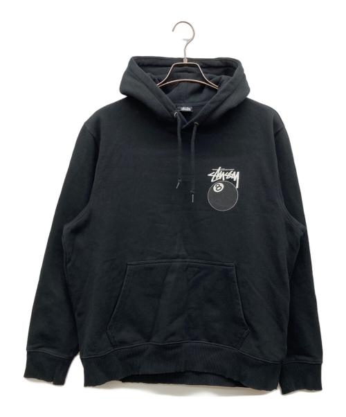 stussy（ステューシー）stussy (ステューシー) 8ボールパーカー ブラック サイズ:Lの古着・服飾アイテム