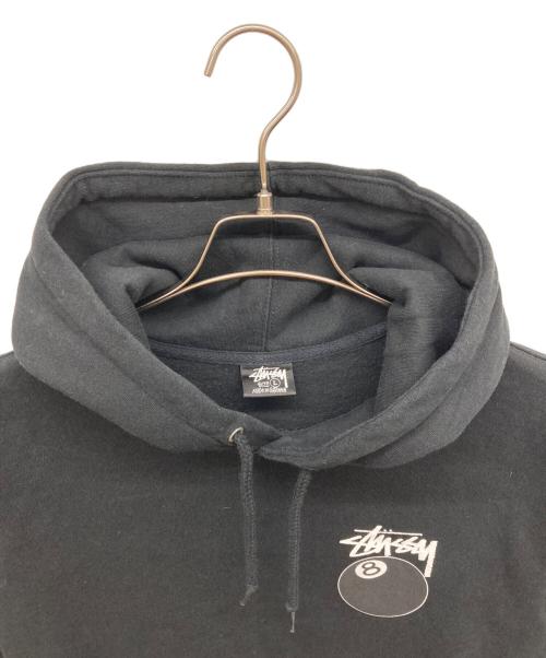 stussy（ステューシー）stussy (ステューシー) 8ボールパーカー ブラック サイズ:Lの古着・服飾アイテム