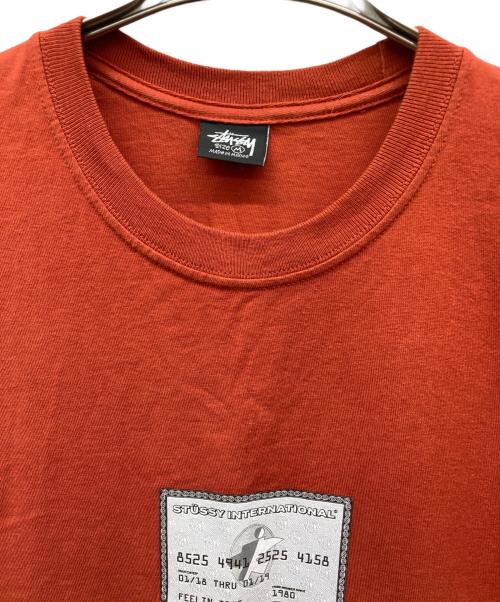 stussy（ステューシー）stussy (ステューシー) サーフマンTシャツ ブラウン サイズ:Mの古着・服飾アイテム