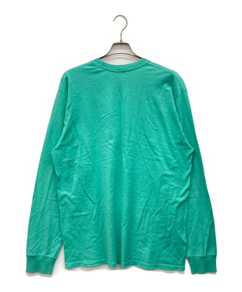 stussy（ステューシー）stussy (ステューシー) ロングスリーブカットソー ミントグリーン サイズ:Lの古着・服飾アイテム