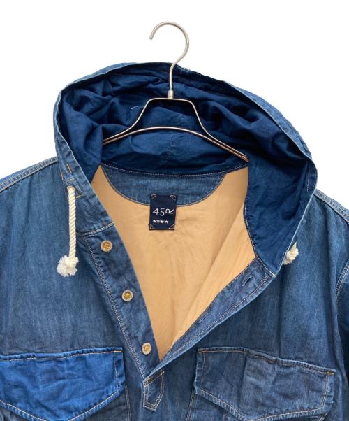 45rpm（45アールピーエム）45rpm (45アールピーエム) モンプチデニムの908オンザビーチパーカー インディゴ サイズ:なしの古着・服飾アイテム