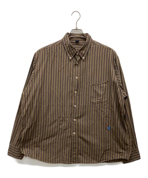 45R（フォーティファイブ・アール）45R (フォーティファイブ・アール) 薄オックスの908オーシャンシャツ ブラウン サイズ:なしの古着・服飾アイテム