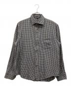 45rpm45アールピーエム）の古着「インド薄ネルのレギュラーシャツ」｜ベージュ