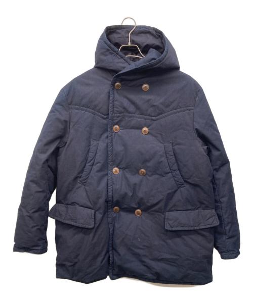 45R（フォーティファイブ・アール）45R (フォーティファイブ・アール) 藍染めフーデッドダウンコート インディゴ サイズ:4の古着・服飾アイテム