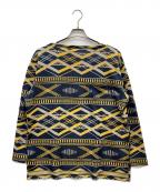 Engineered Garmentsエンジニアドガーメンツ）の古着「総柄カットソー」｜ネイビー