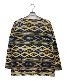 Engineered Garments（エンジニアドガーメンツ）の古着「総柄カットソー」｜ネイビー