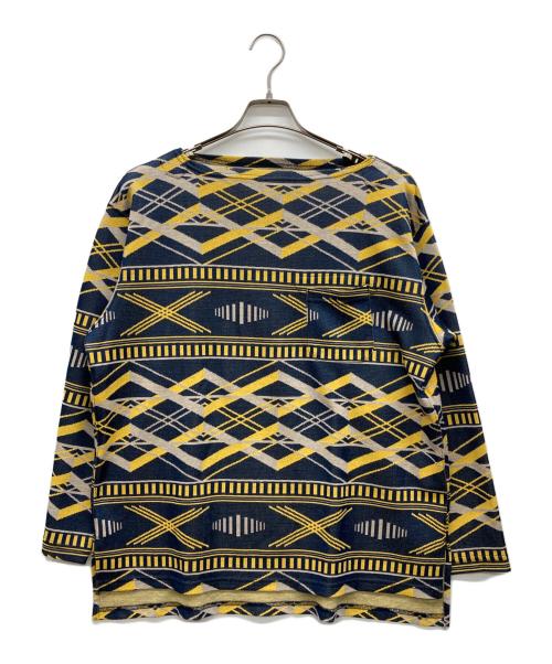 Engineered Garments（エンジニアドガーメンツ）Engineered Garments (エンジニアド ガーメンツ) 総柄カットソー ネイビー サイズ:Mの古着・服飾アイテム