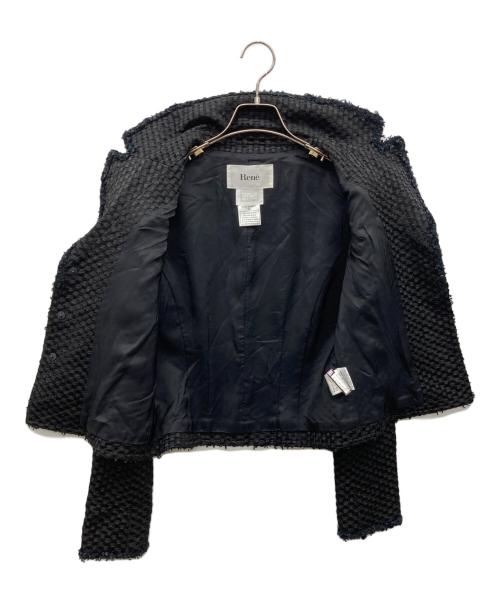 Rene（ルネ）Rene (ルネ) テーラードジャケット ブラック サイズ:38の古着・服飾アイテム