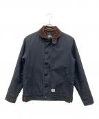 stussyステューシー）の古着「デッキジャケット」｜ブラック