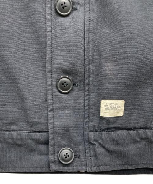 stussy（ステューシー）stussy (ステューシー) デッキジャケット ブラック サイズ:Mediumの古着・服飾アイテム