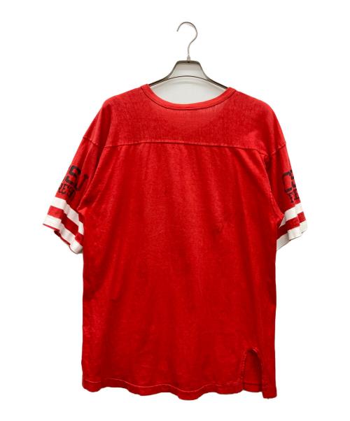 Champion（チャンピオン）Champion (チャンピオン) カットソー レッド サイズ:X-LARGEの古着・服飾アイテム