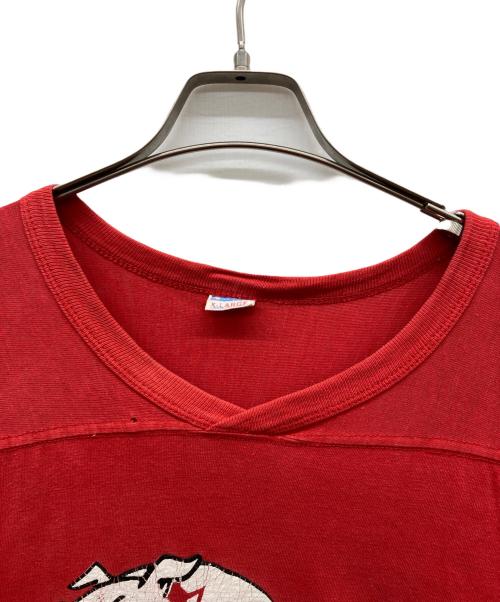 Champion（チャンピオン）Champion (チャンピオン) カットソー レッド サイズ:X-LARGEの古着・服飾アイテム