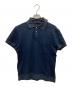 LOUIS VUITTON（ルイ ヴィトン）の古着「ハーフモノグラムポロシャツ」｜ネイビー