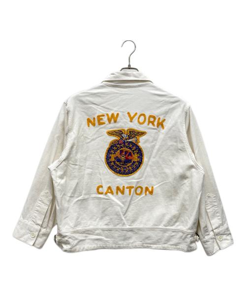 THRIFTY LOOK（スリフティールック）THRIFTY LOOK (スリフティールック) FFA コーデュロイジャケット ホワイト サイズ:なしの古着・服飾アイテム