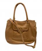 TORY BURCHトリーバーチ）の古着「2WAYショルダーバッグ」｜ブラウン