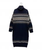 Barbourバブアー）の古着「ニットワンピース」｜ブラック