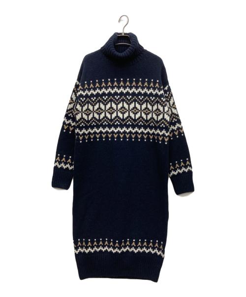 Barbour（バブアー）Barbour (バブアー) ニットワンピース ブラック サイズ:10の古着・服飾アイテム