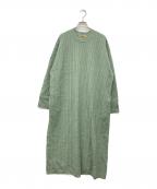 Curensologyカレンソロジー）の古着「ケーブルニットワンピース」｜グリーン