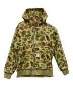 SUPREMEシュプリーム）の古着「Thermal Zip-up Hoodie」｜カーキ