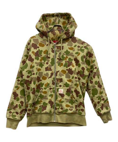SUPREME（シュプリーム）SUPREME (シュプリーム) Thermal Zip-up Hoodie カーキ サイズ:Largeの古着・服飾アイテム