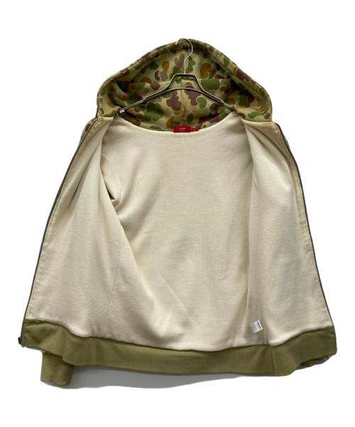 SUPREME（シュプリーム）SUPREME (シュプリーム) Thermal Zip-up Hoodie カーキ サイズ:Largeの古着・服飾アイテム